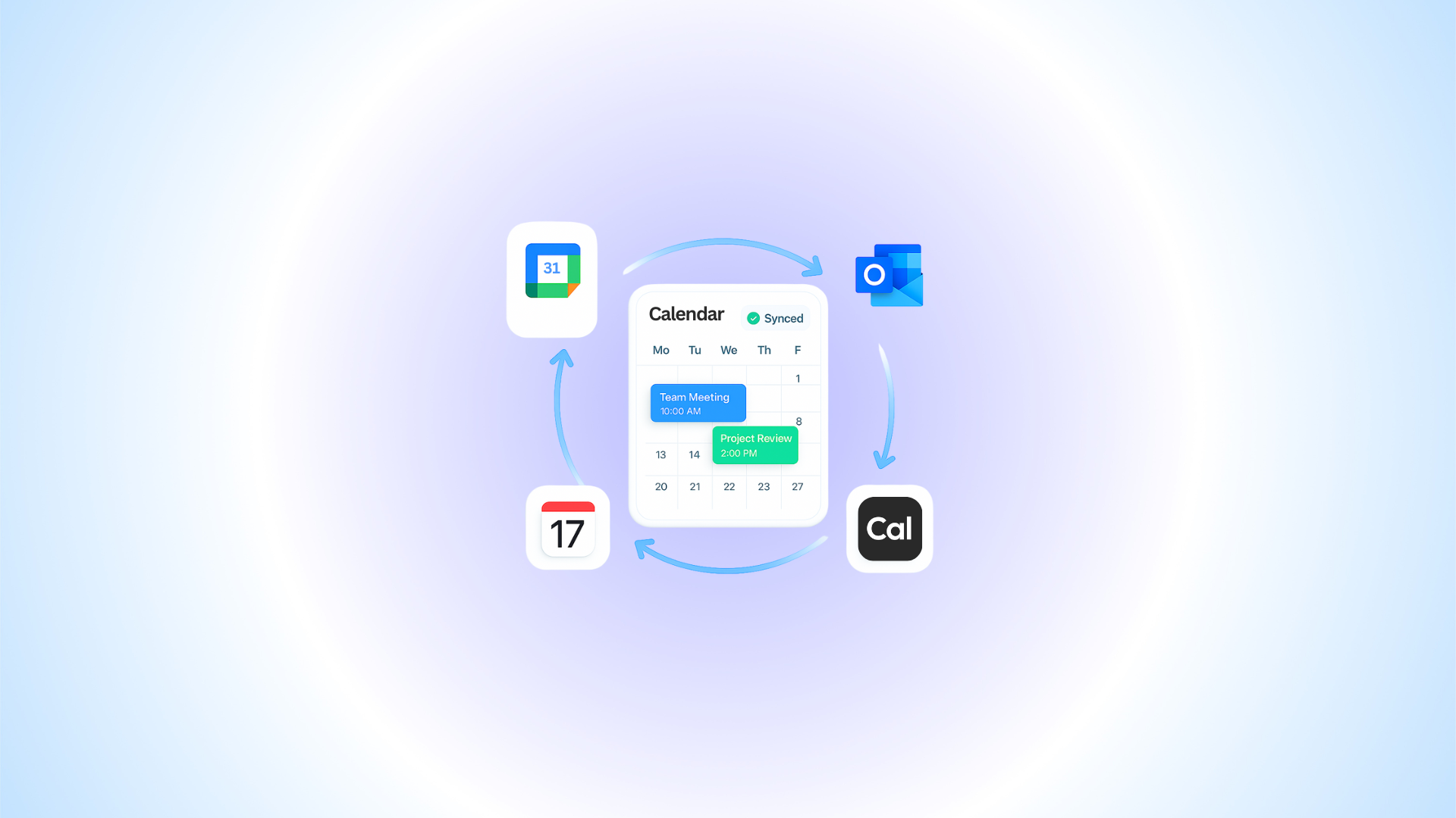 Step 2: Calendars stay synced across Google, Outlook, and iCal - YourGPT AI Appointment Booking