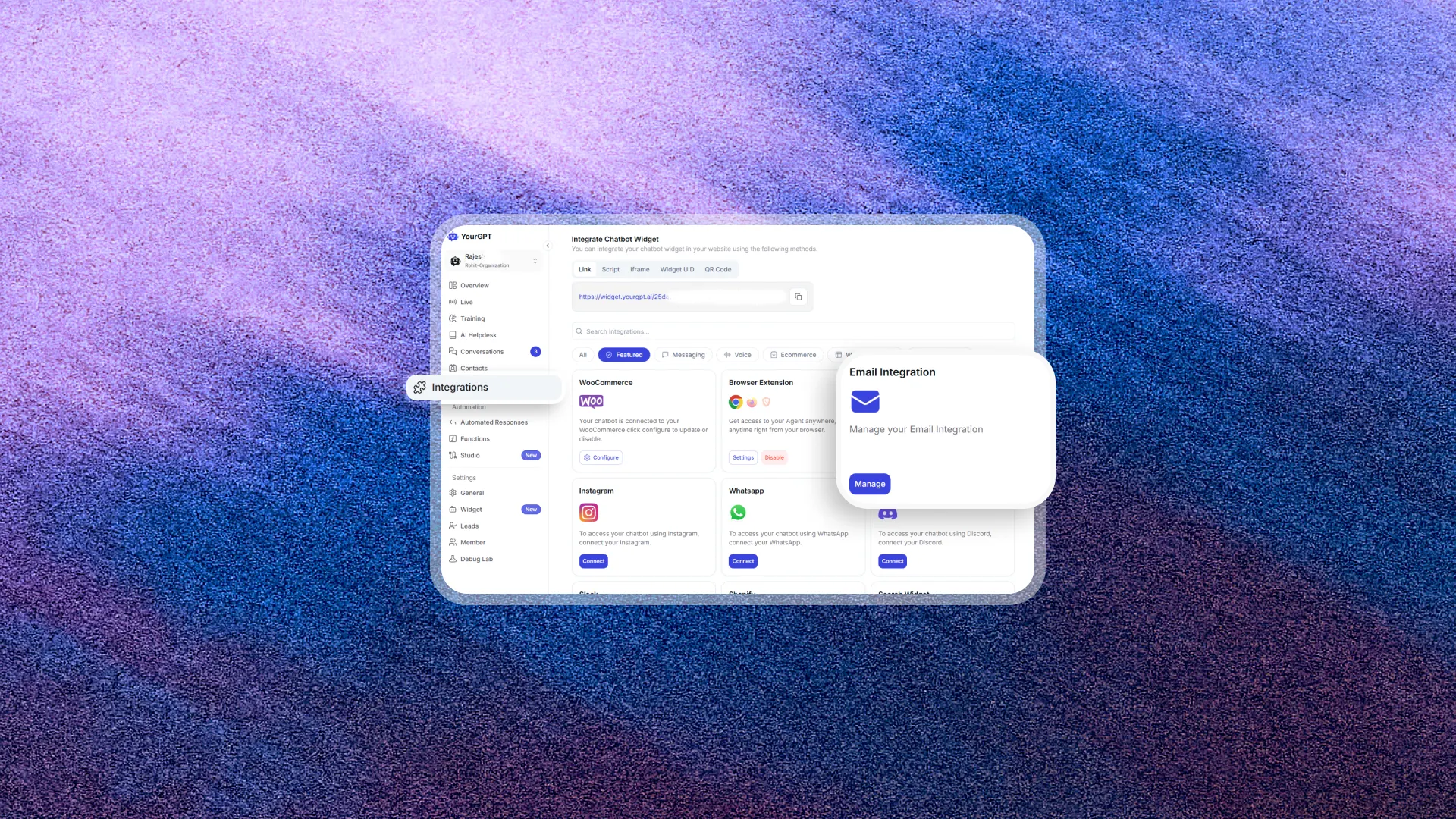 Email Integration